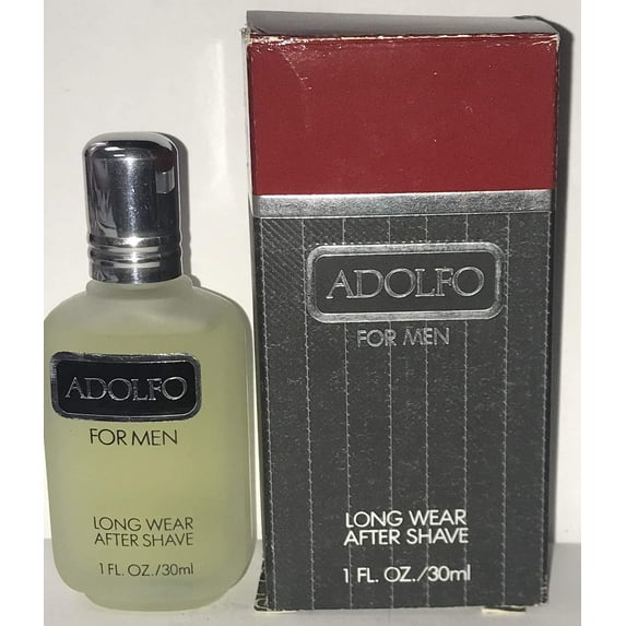 Adolfo for Men Long Wear After Shave 1 fl oz / 30 ml, Vintage