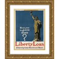 thumbnail image 1 of Adolph Treidler 15x18 Gold Ornate Wood Frame and Double Matted Museum Art Print Titled - Have You Bought Your Bond (1917), 1 of 4