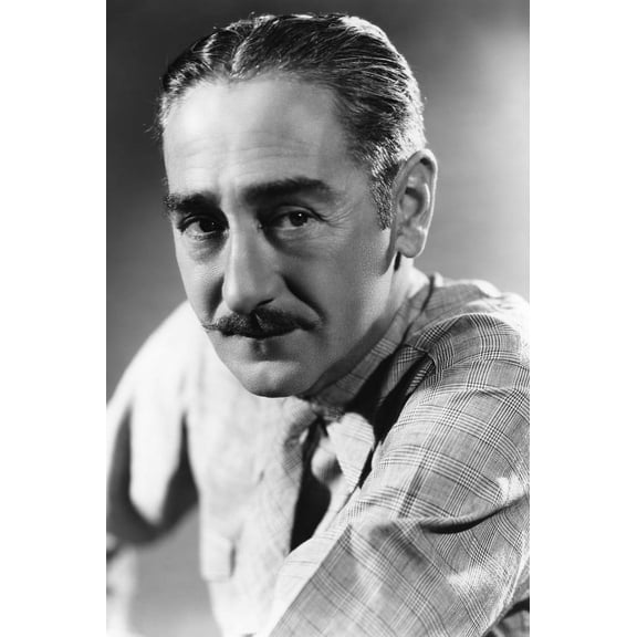 Adolphe Menjou provocative portrait mustache 24x36 Poster