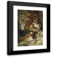 thumbnail image 1 of Adolphe Monticelli 11x14 Black Modern Framed Museum Art Print Titled - Lesson, 1 of 5