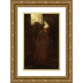 thumbnail image 1 of Adolphe Monticelli 16x24 Gold Ornate Framed and Double Matted Museum Art Print Titled - On the Altar (1870 - 1886), 1 of 4