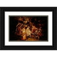 thumbnail image 1 of Adolphe Monticelli 24x17 Black Ornate Framed Double Matted Museum Art Print Titled: The Empress Eugenie at St. Cloud (C. 1875-1878), 1 of 5