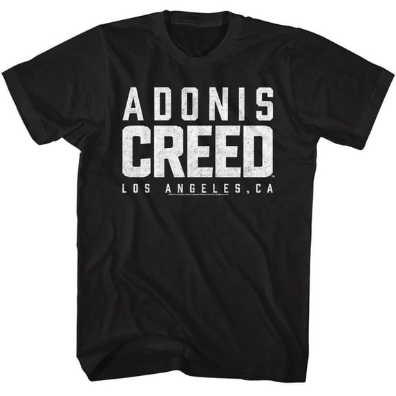 Rocky Adonis Creed Black Adult T-Shirt Xl