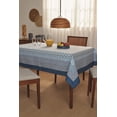 thumbnail image 1 of AdonisUSA White and Blue Printed Tablecloth with Geometric and Wave Pattern Bold Border ,Rectangle Tablecloth (55x87 Rectangle), 1 of 4