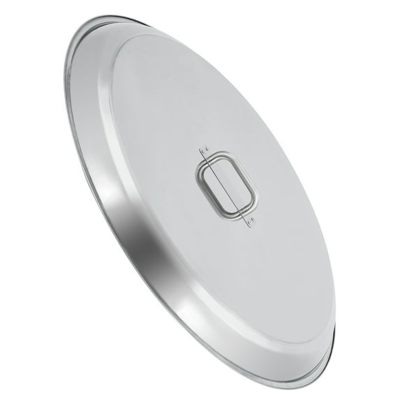 Adoolla 27" Round Fire Pit Ring Lid Cover with Handle