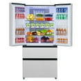 thumbnail image 1 of Adoolla French Door Refrigerator 18.9 Cu.Ft Counter Depth with Full Size Bottom Freezer & Automatic Defrost, 1 of 8
