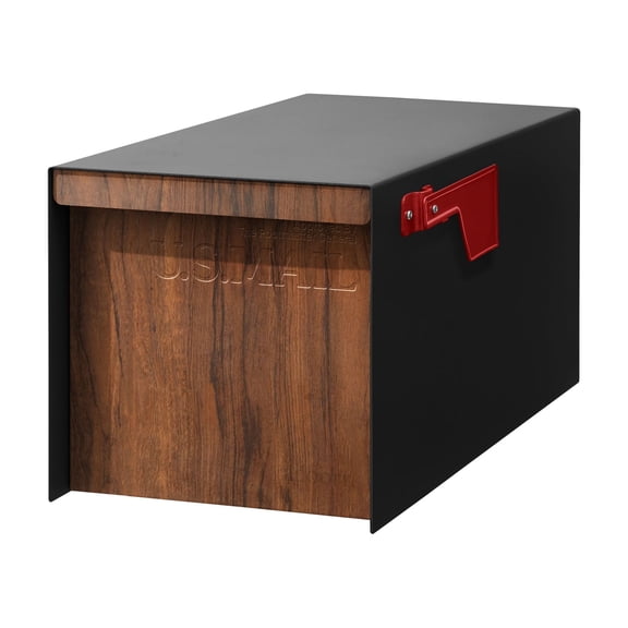 Adoorn Post Mailbox (No Lock) | Walnut