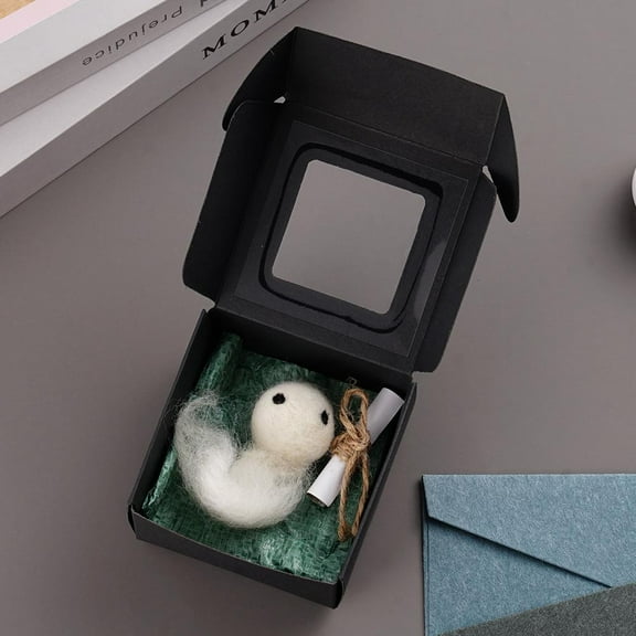 Adopt A Ghost Cute Little Pocket Ghost with A Tiny Scroll Plush Stuffed Do1