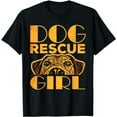 thumbnail image 1 of Adopt Love Adopt Paw Women and Dog Rescue T-Shirt, 1 of 3