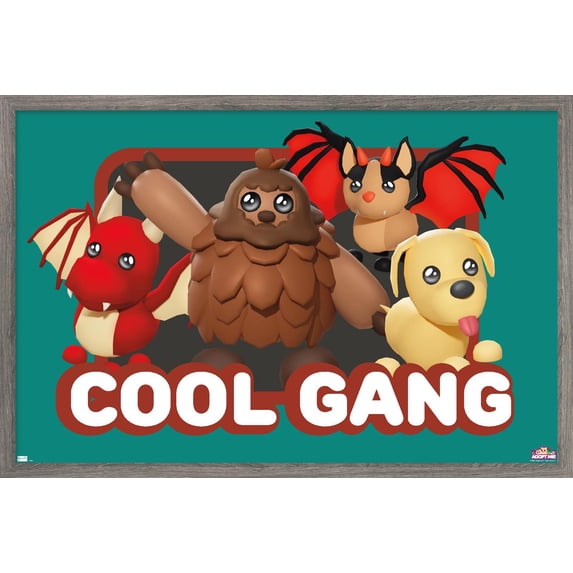 Adopt Me! - Cool Gang Wall Poster, 22.375" x 34" Framed