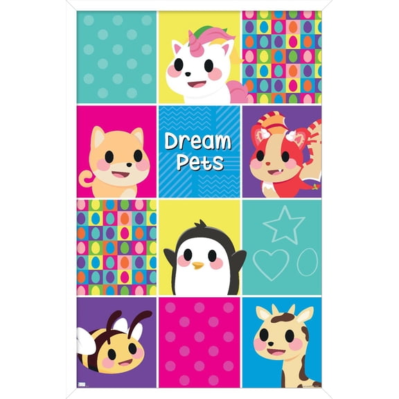 Adopt Me! - Panels Wall Poster, 22.375" x 34" Framed