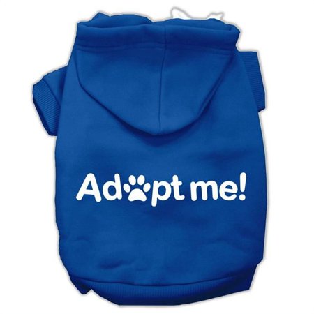 Adopt Me Screen Print Pet Hoodies, Blue - Extra Small