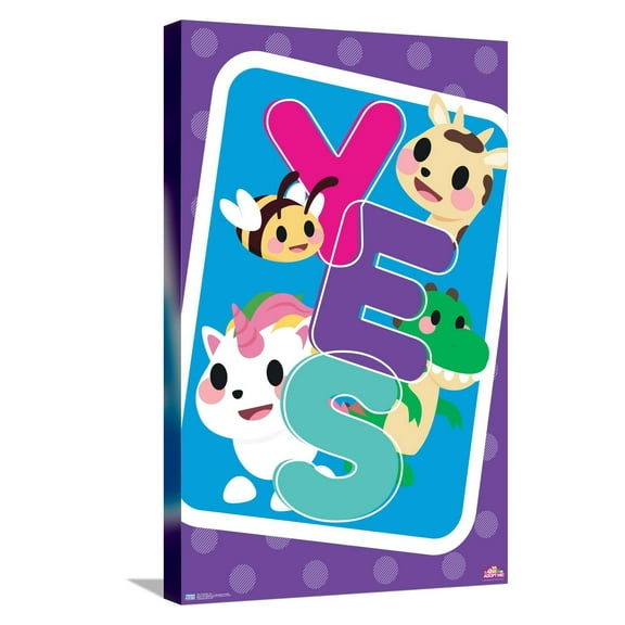 Adopt Me! - Yes Canvas Wall Poster, 14.725" x 22.375"