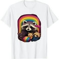 thumbnail image 1 of Adopt a Cat Raccoon Opossum Skunk Street Cat Trash Panda T-Shirt, 1 of 5