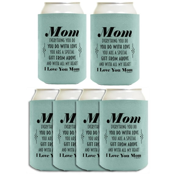 Adopted Dad Gift Remember Bon-s Dad I Love You 6-Pack Can Drink Sleeves