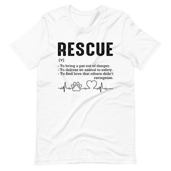 Adoption Rescue Definition Cat Rescue T-Shirt - Walmart.com