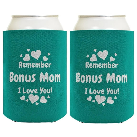 Adoptive Mom Gifts For Women Remember Bon-s Mom I Love You 2-Pack Can Drink Thermocoolers