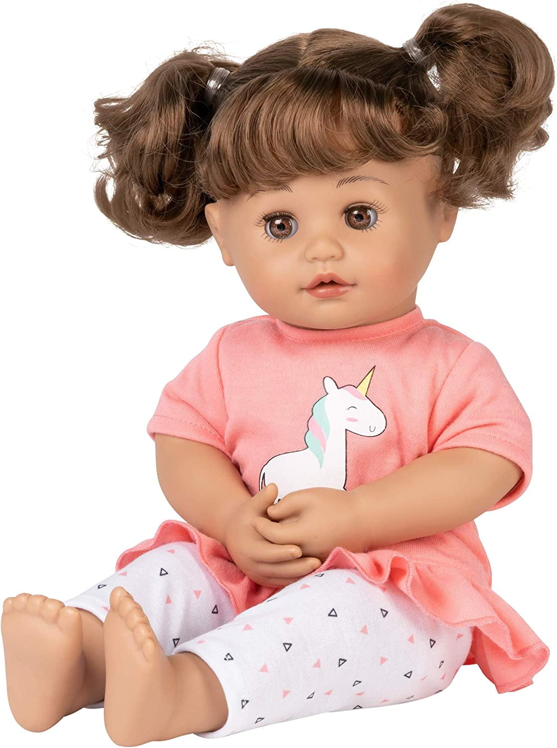 Adora My Cuddle & Coo Babies Collection, 15" Baby Doll in Sweet Powder Scent and 5 Touch Activated Sounds: She Cries, Coos, Giggles, Kisses Back & Says Momma Birthday Gift For Ages 3+ - Unicorn Magic