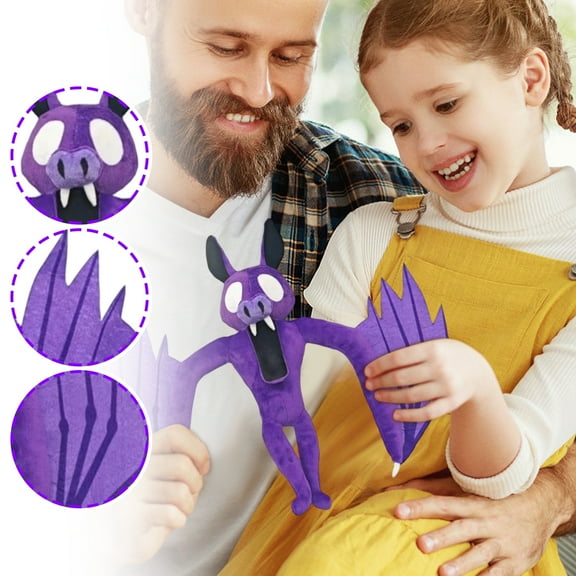Adorable 11.41 inch Bat Plushie Stuffed Animals – Soft & Cuddly Collectible for Game Fans Plush Toy