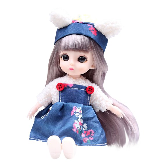 Adorable 12-Inch Plush Doll with Removable Animal Costume Perfect Gift for Kids, Toddlers, and Collectors