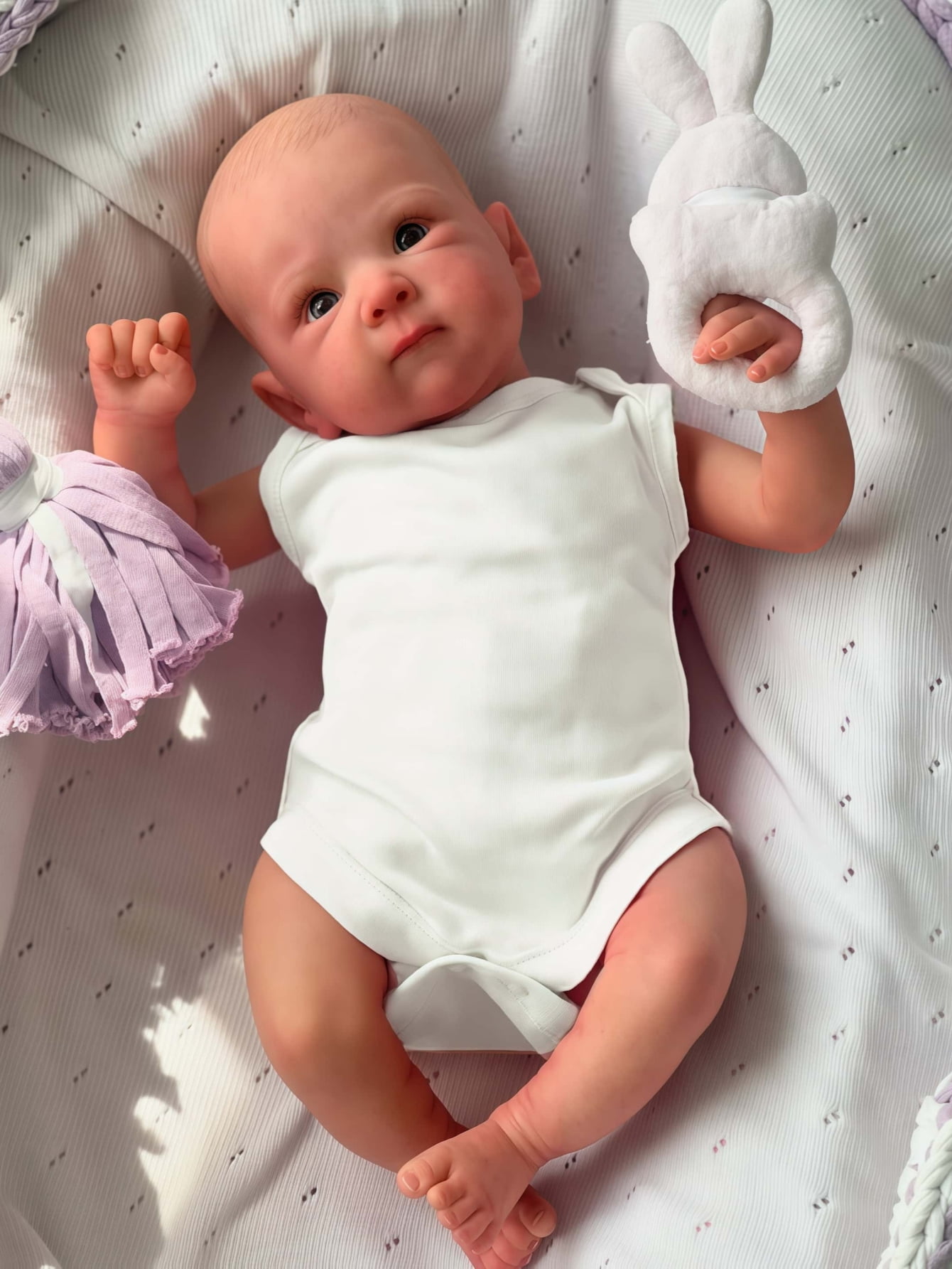 Adorable 18 inch reborn baby doll,  gift for Kids Age 3+