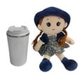 thumbnail image 1 of Adorable 35CM Soft Doll for Baby Girls – Cuddly Plush Toy with Removable Dress and Hat, Perfect Gift for Kids and Decoration, Baby Girls Soft Doll Cute Cuddly Stuffed Toy, 1 of 6