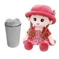 thumbnail image 1 of Adorable 35CM Soft Doll for Baby Girls – Cuddly Plush Toy with Removable Dress and Hat, Perfect Gift for Kids and Decoration, Baby Girls Soft Doll Cute Cuddly Stuffed Toy, 1 of 6