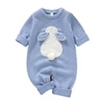 thumbnail image 1 of Adorable 3D Bunny Romper Jumpsuit Boy Easter Clothes, 1 of 6