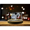 thumbnail image 1 of Adorable 3D Engraved Crystal of a Playful Chipmunk - Perfect for Nature Lovers and Outdoor Enthusiasts, 1 of 6