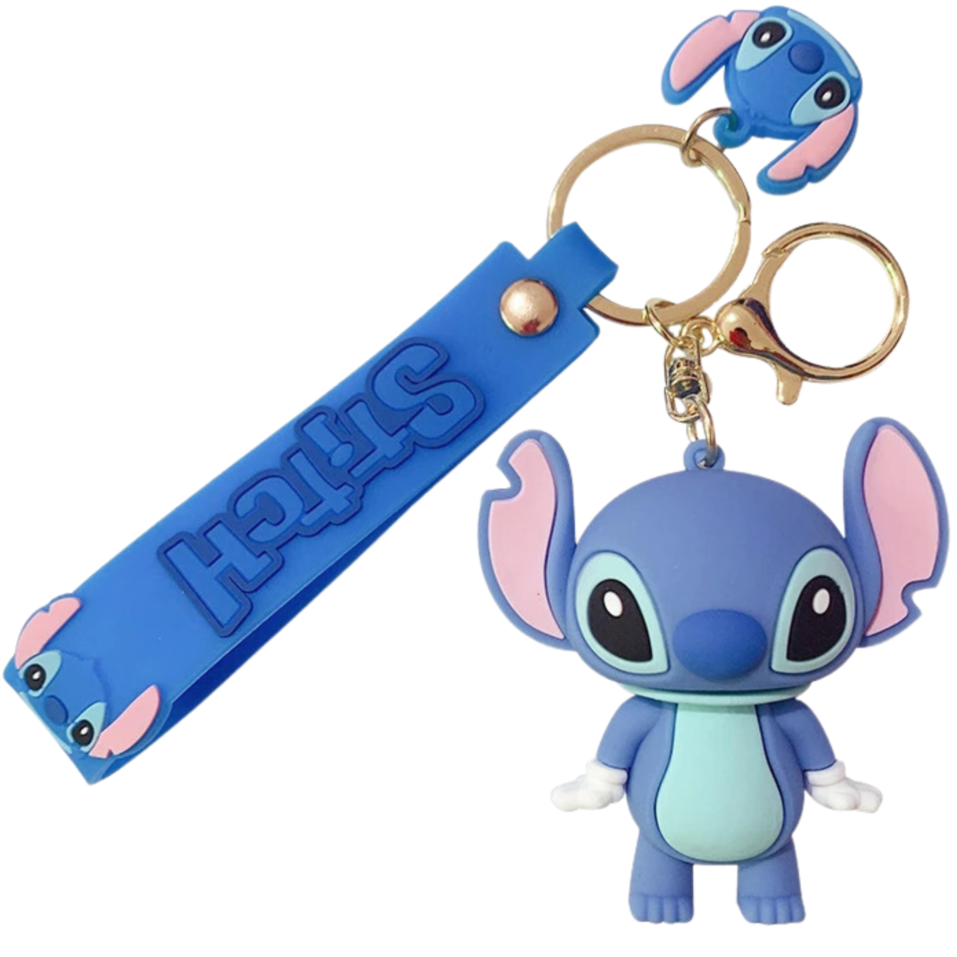 Adorable 3D Stitch Keychain with Blue Charm Disney Liberia Ubuy