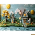 thumbnail image 1 of Adorable 3d Cartoon Photography Backdrops Props Birthday Party Banner Arch Balloons Joyous Candyland Sweetness Background TF-01, 1 of 5