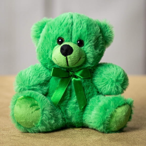 Adorable 6 inch Spring Green Colorama Bear Soft Plush Toy,Gift for Any Occasion