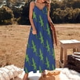 thumbnail image 1 of Adorable Alligator Sleeveless Dress Women's summer suit dress for woman summer dresses, 1 of 6