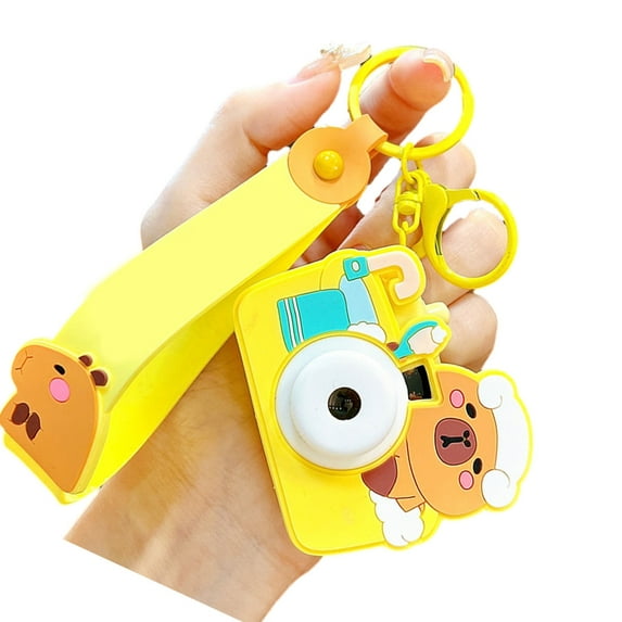 Adorable Animal Camera Keychain Mini Projector Fun Accessory Various Color