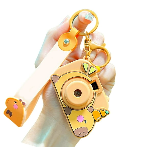 Adorable Animal Camera Keychain Mini Projector Fun Accessory Various Color