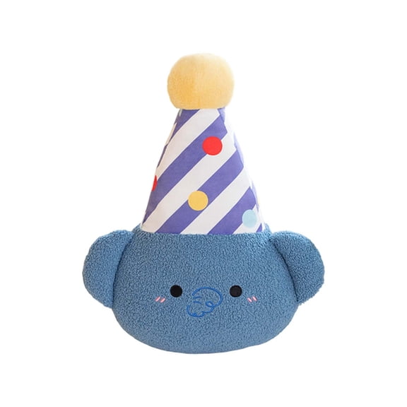 Adorable Animal Chef Hat Stuffed Toy Soft Cuddly Doll For Kids Boys Girls Playroom