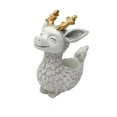 thumbnail image 1 of Adorable Animal Shaped Succulent Planter Creative Resin Deer Design Decorative Pot for Indoor Garden Office Desk Decor, 1 of 5