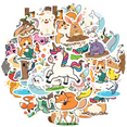 thumbnail image 1 of Adorable Animal Stickers Waterproof Kids Stationery for Phone Luggage, 1 of 9