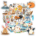 thumbnail image 1 of Adorable Animal Stickers Waterproof Kids Stationery for Phone Luggage, 1 of 9