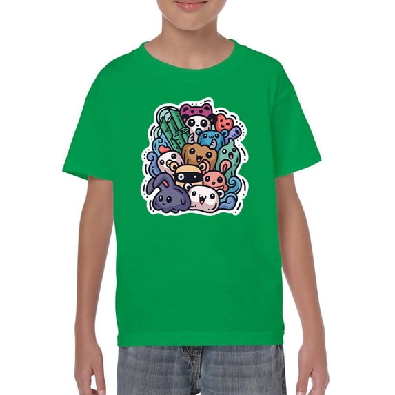 Adorable Animals In Group T-Shirt Juniors -Image by Shutterstock, x-Large