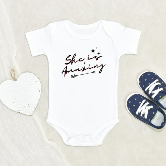 Adorable Baby Clothing - She Is Amazing Baby Clothing - Newborn Baby Clothes - Cute Baby Sayings