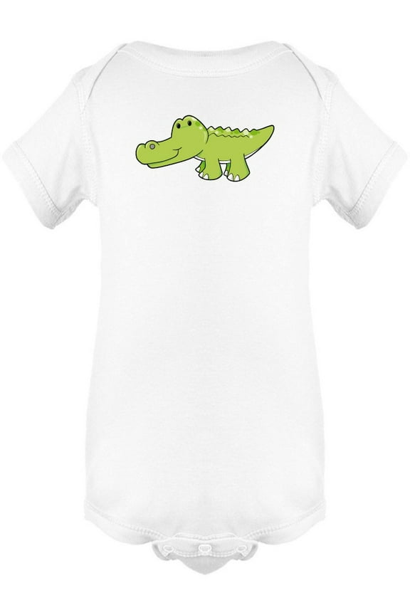 Adorable Baby Crocodile Doodle Bodysuit Infant -Image by Shutterstock, 6 Months