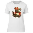 thumbnail image 1 of Adorable Baby Kitten Cartoon T-Shirt Women -Image by Shutterstock, Female Medium, 1 of 2