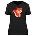 thumbnail image 1 of Adorable Baby Squirrel Cartoon T-Shirt Women -Image by Shutterstock, Female x-Large, 1 of 2