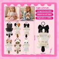 thumbnail image 1 of Adorable Bean Bag Stuffed Cat Plush Toy, Cute Soft Kitten Stuffed Animals, Creative Fluffy Plush Cat Dolls, Best Birthday Holiday Gifts for Kids (Plush Toy*1), 1 of 10