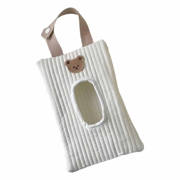 Adorable Bear or Rabbit Wet Wipes Bag Portable Tissue Holder for Travel and On-the-Go