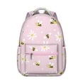thumbnail image 1 of Adorable Bees Design Backpack for School - Large Capacity Waterproof College Bookbag with Padded Shoulder Straps, Laptop Compartment & Organizer for Students Teens Adults, 1 of 6