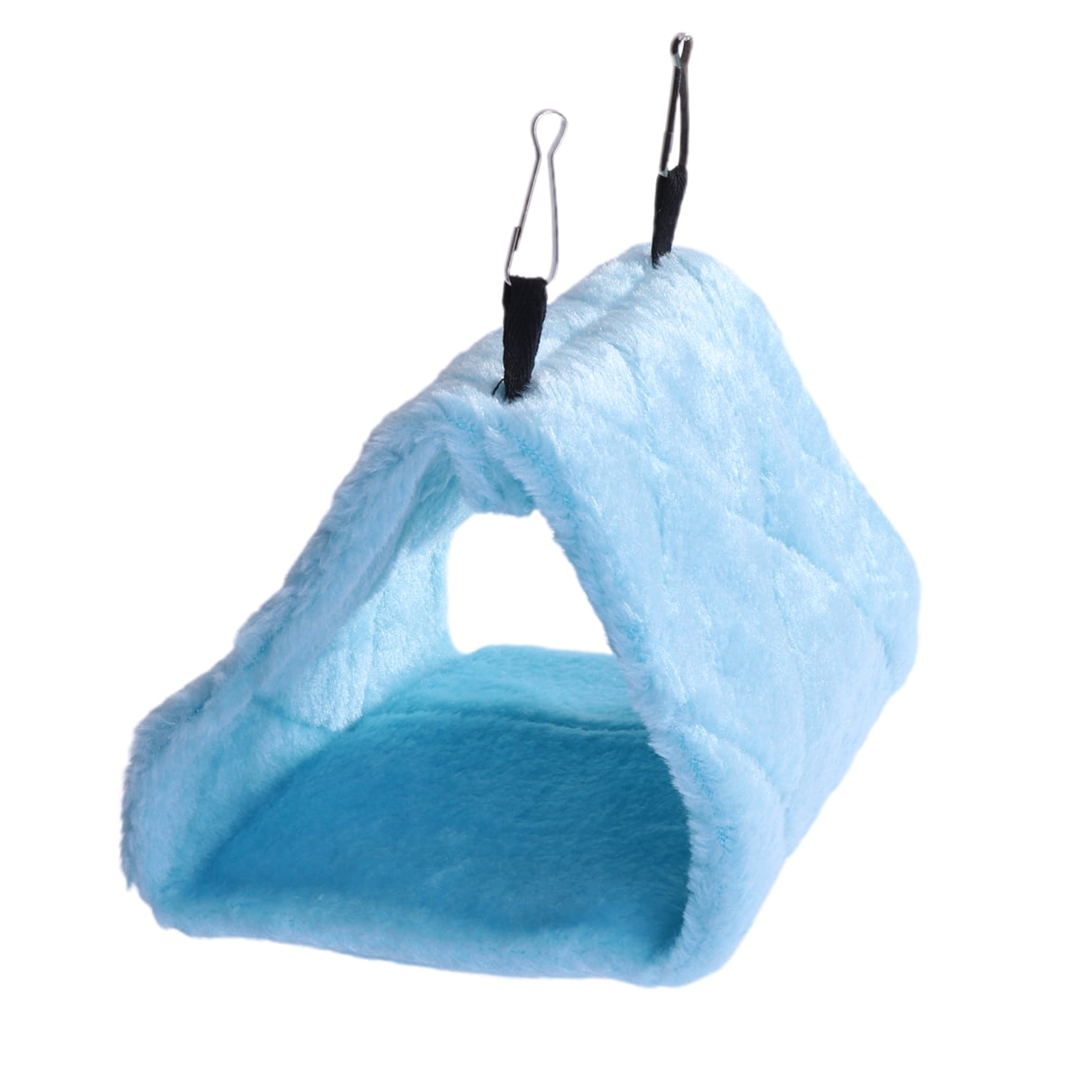 Adorable Bird Sleeping Bed Parrot Hammock Warm Plush Birds Nest Pet Hanging Hut for Home Cage