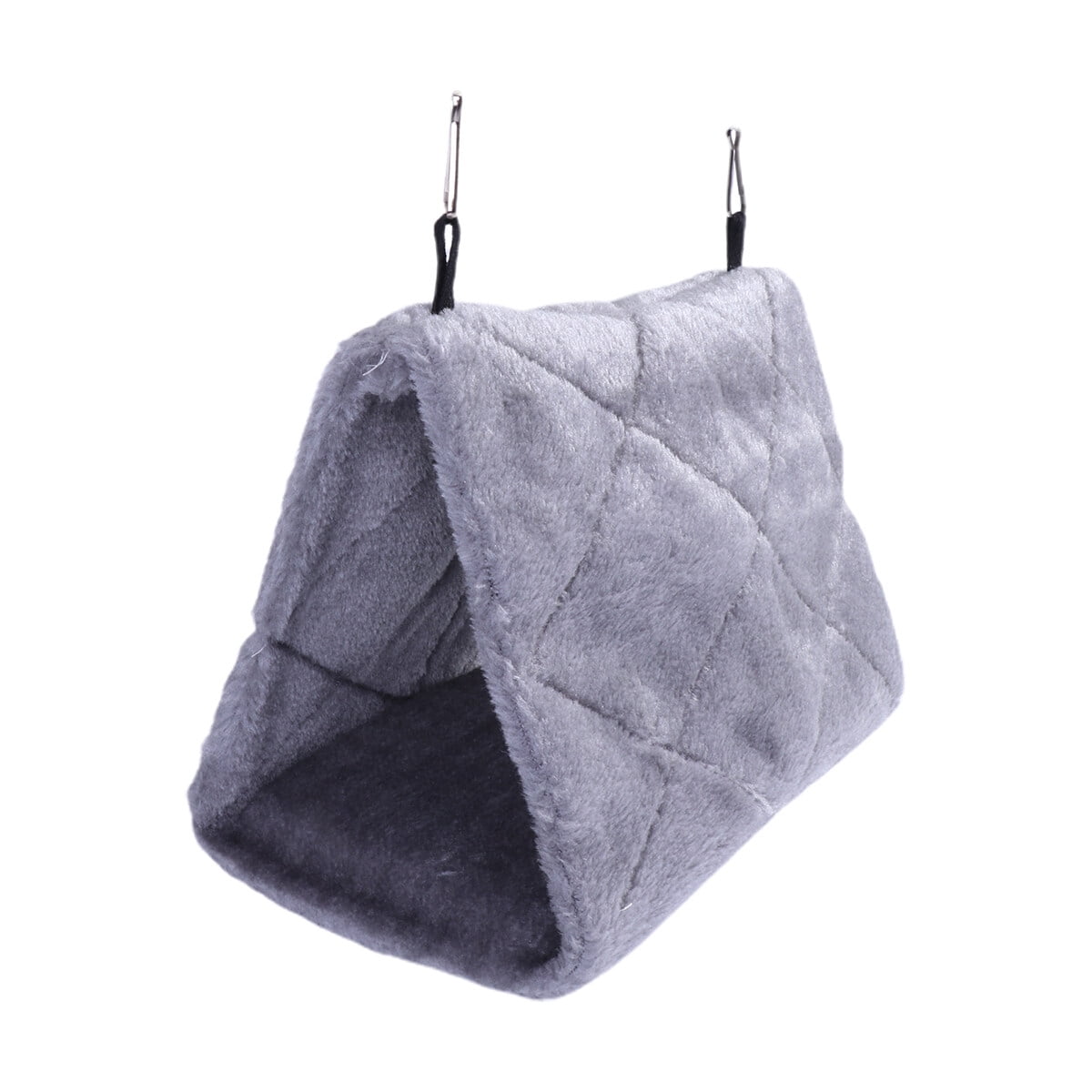 Adorable Bird Sleeping Bed Parrot Hammock Warm Plush Birds Nest Pet Hanging Hut for Home Cage