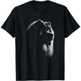 thumbnail image 1 of Adorable Black & White Chow Chow Dog Face Art T-Shirt for Pet Lovers, 1 of 5